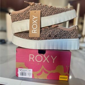 Roxy Leopard Print Sneakers
